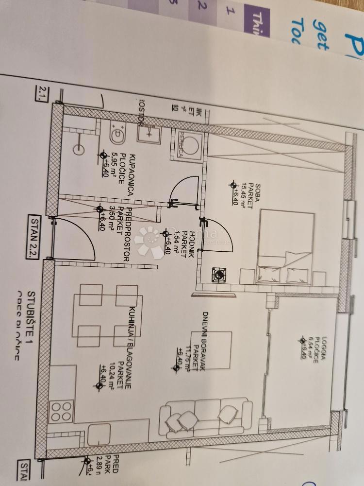 Apartma Cres, 72,35m2