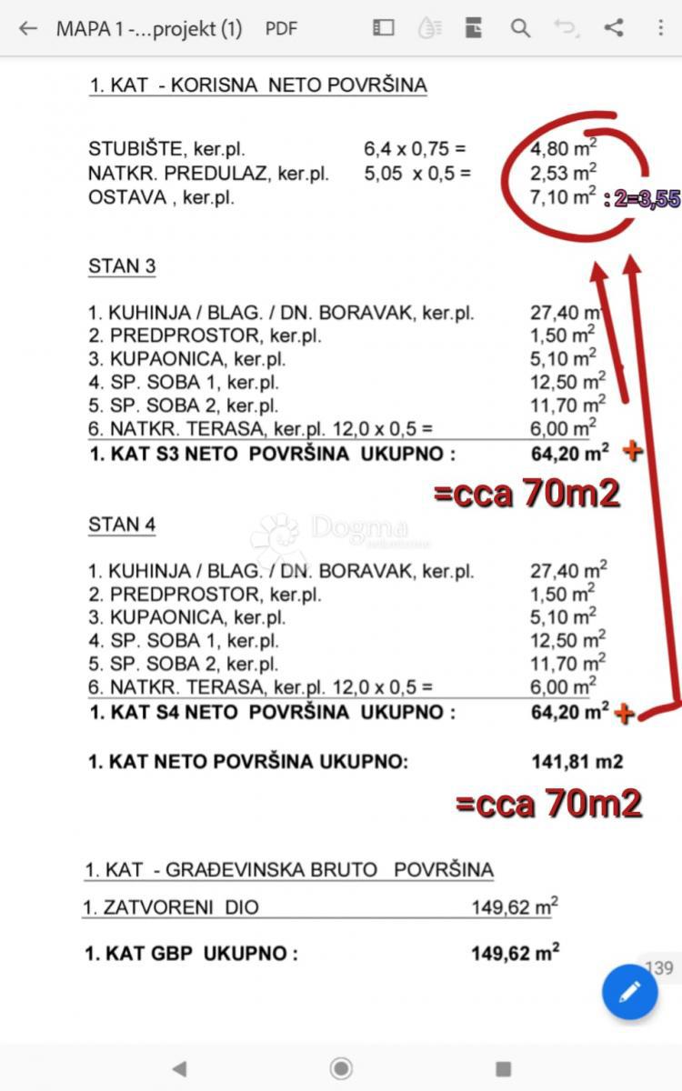 Apartma Vir, 64,20m2