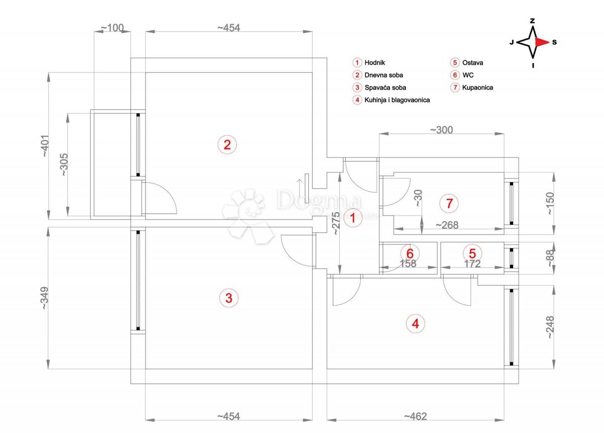 Stanovanje Sesvete, 55,49m2
