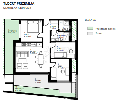 Stanovanje Centar, Varaždin, 86,30m2