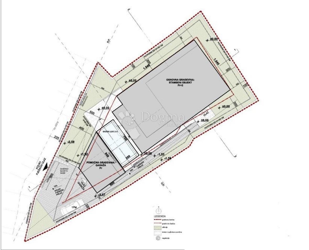 Zazidljivo zemljišče Šmrika, Kraljevica, 640m2