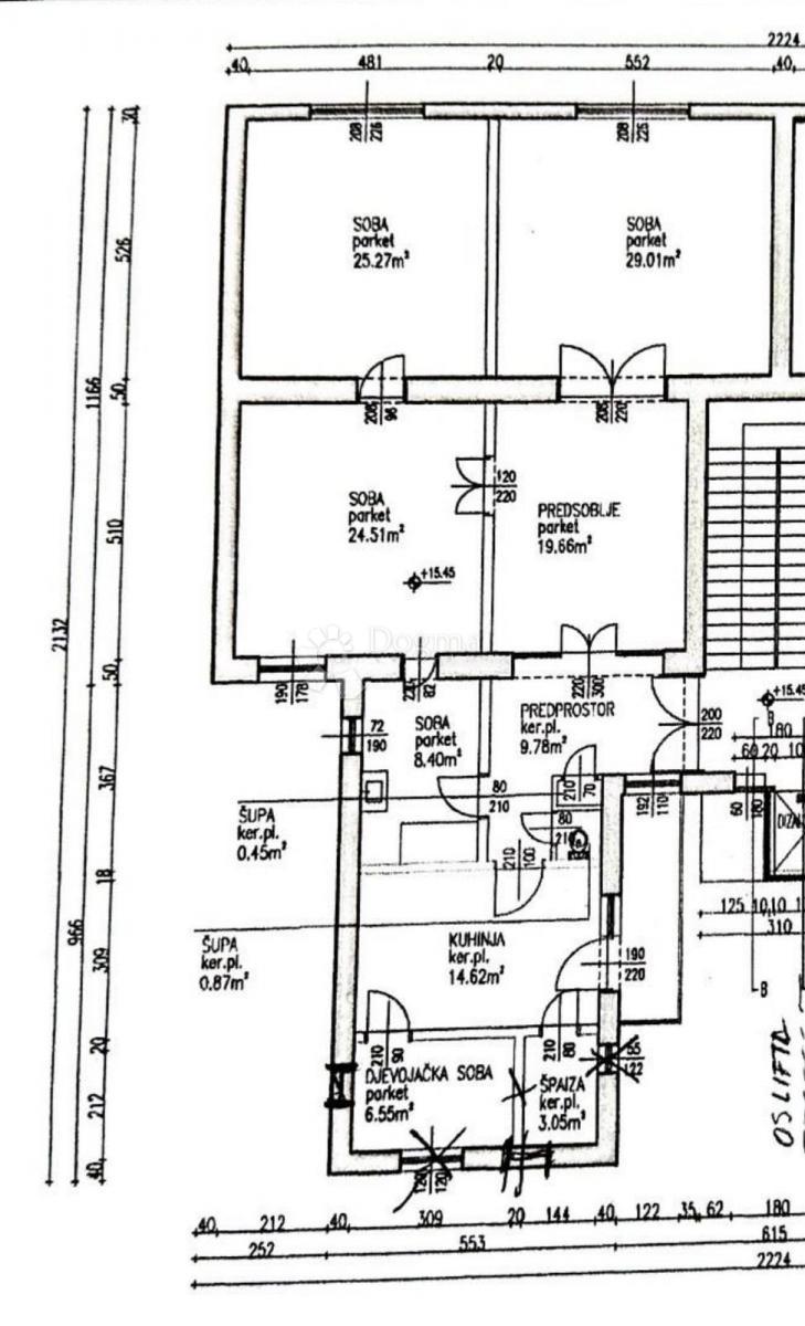 Stanovanje Donji grad, Donji Grad, 138m2