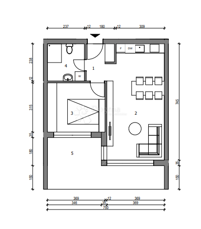 Stanovanje Sloboština, Novi Zagreb - Istok, 80,72m2