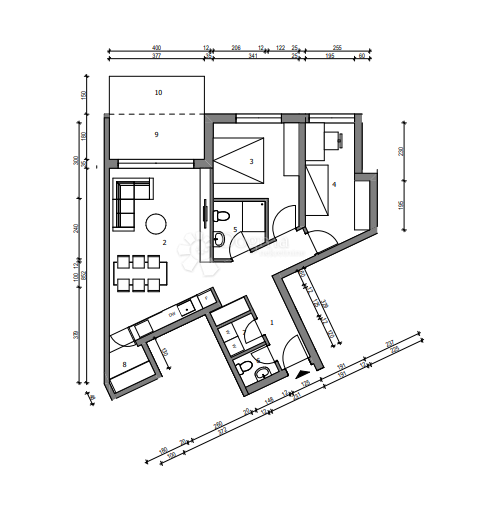 Stanovanje Sloboština, Novi Zagreb - Istok, 80,72m2