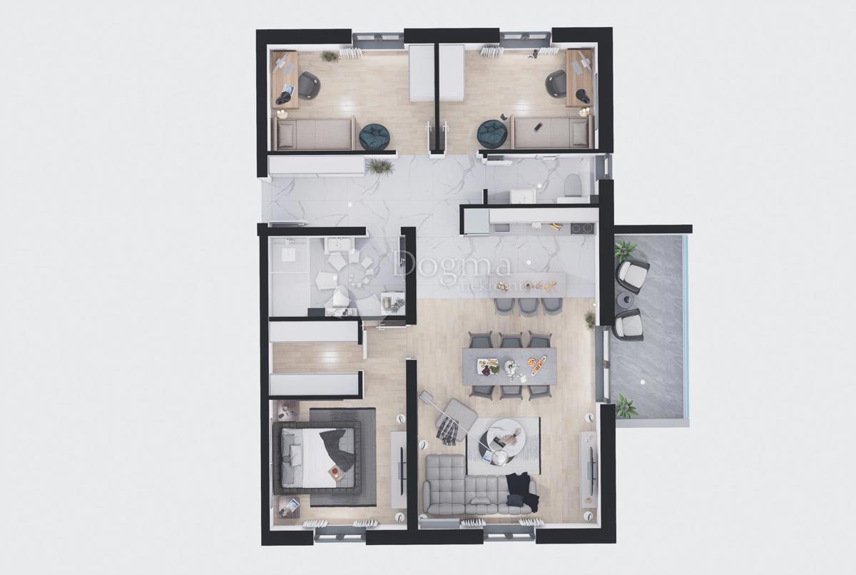 Stanovanje Centar, Solin, 85,75m2