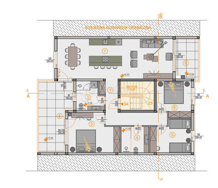 Stanovanje Štinjan, Pula, 66,27m2