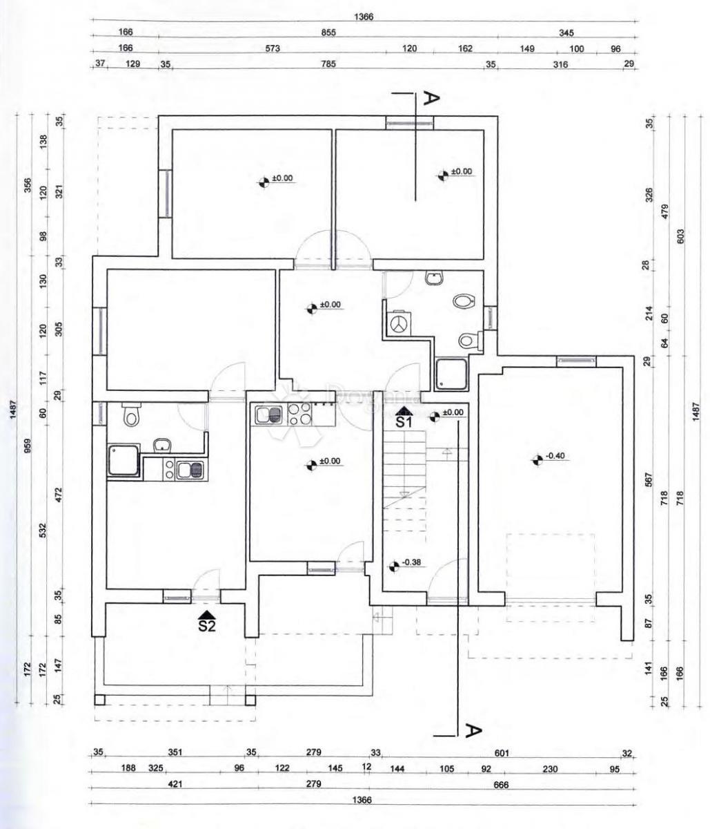 Hiša Vlašići, Pag, 294,76m2