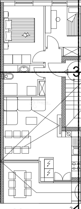 Stanovanje Valmade, Pula, 47,80m2