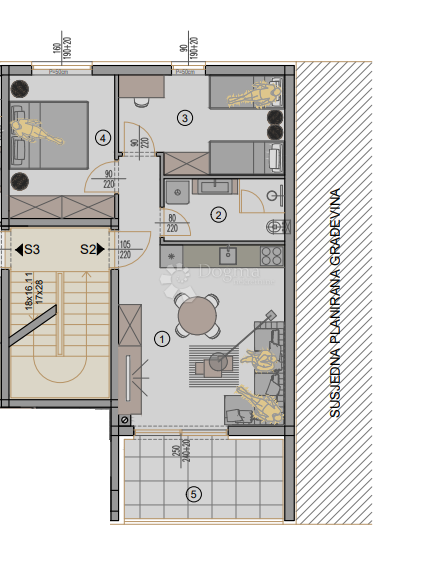 Stanovanje Centar, Pula, 77,88m2