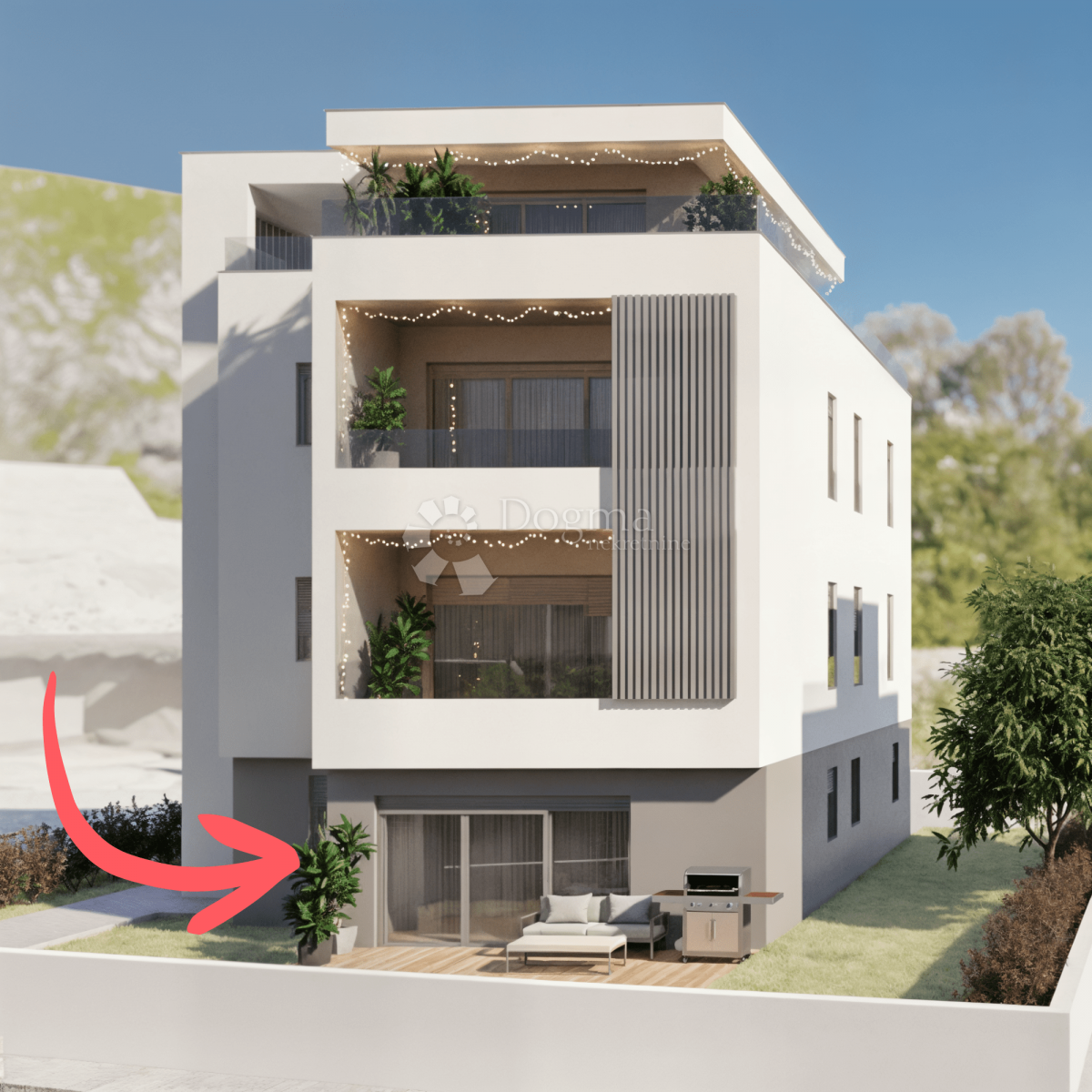 Stanovanje Kaštel Stari, Kaštela, 62,63m2