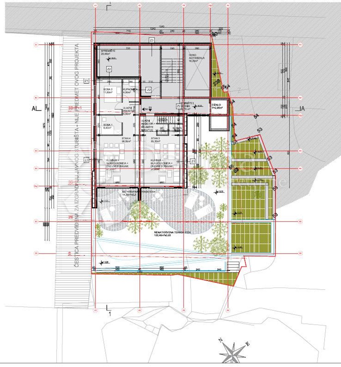 Hiša Pećine, Rijeka, 633,70m2