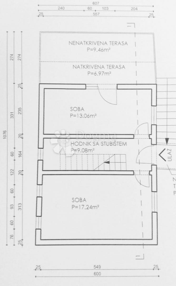 Hiša Vela Luka, 80m2