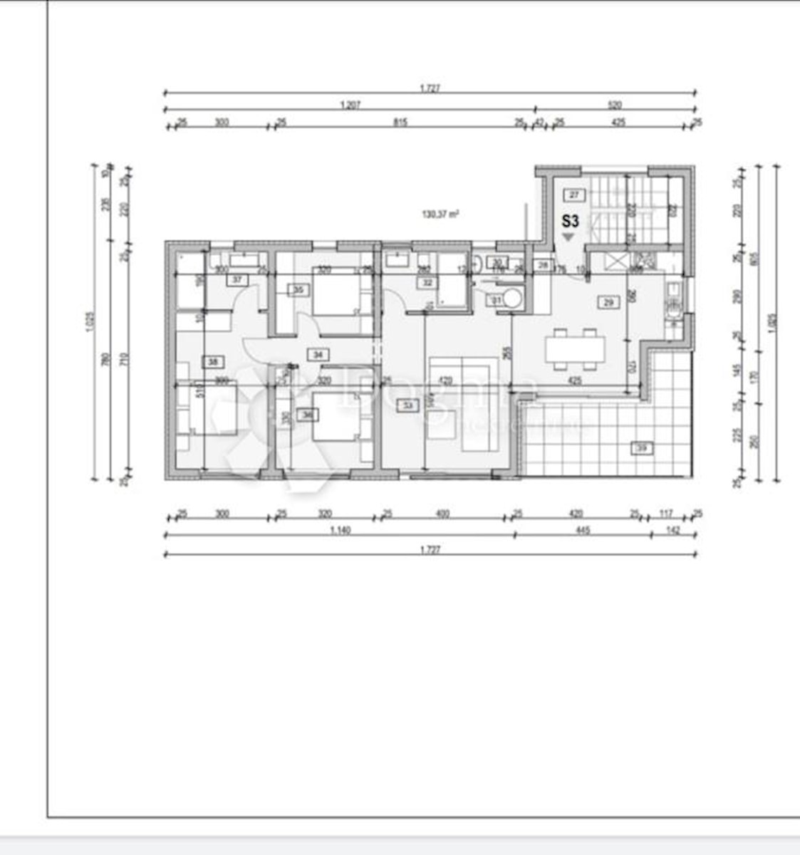 Stanovanje Vodice, 103,34m2