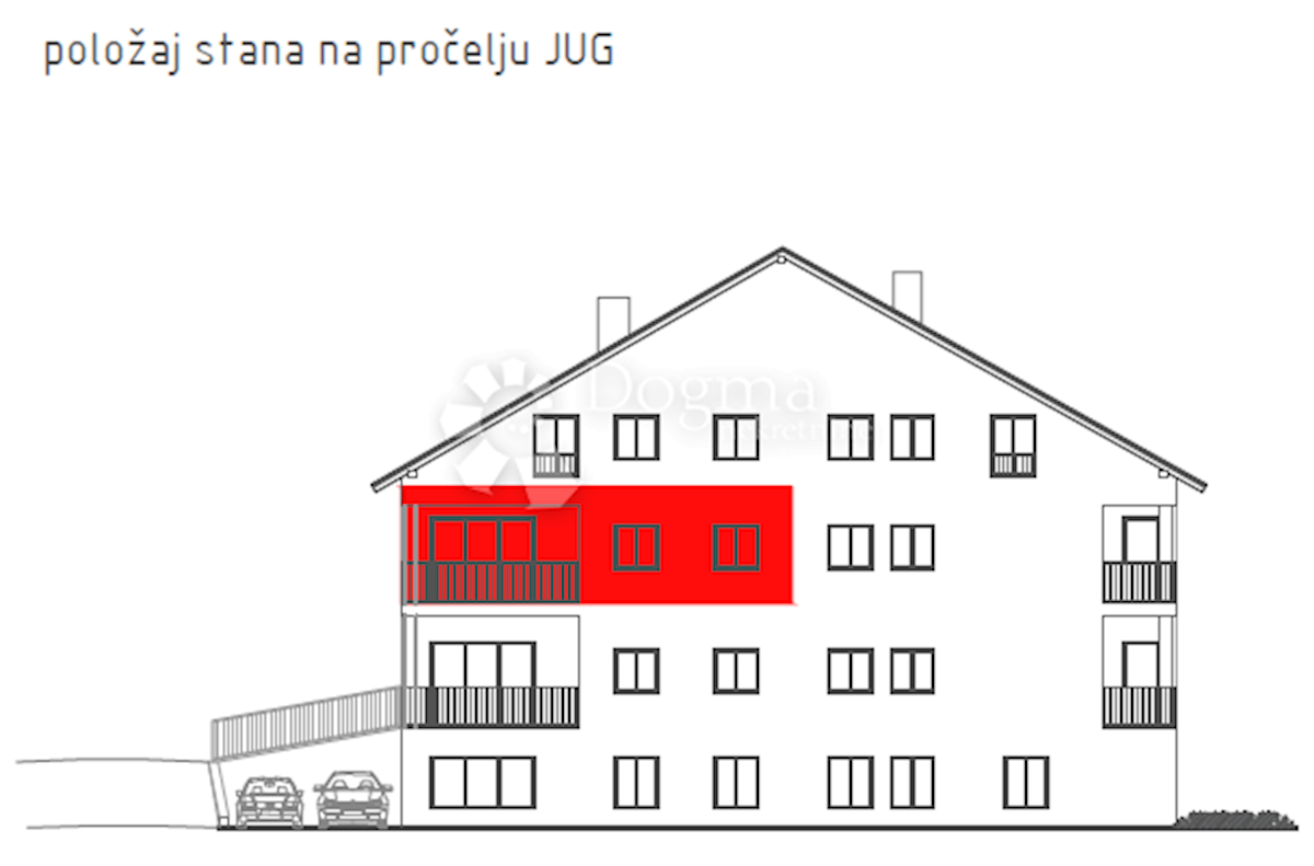Stanovanje Brestje, Sesvete, 69,72m2