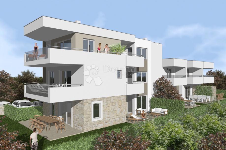 Stanovanje Mandre, Kolan, 57m2