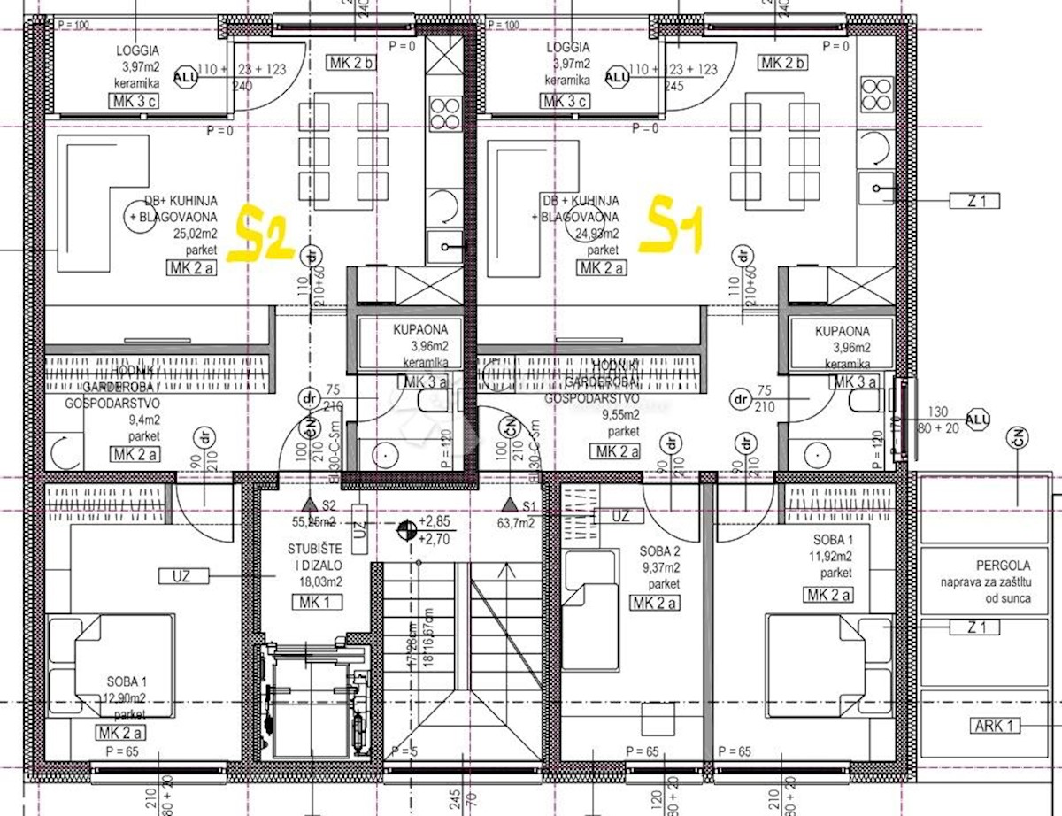 Stanovanje Centar, Velika Gorica, 157,61m2