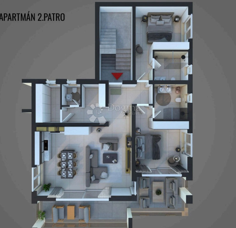 Apartma Barbat na Rabu, Rab, 107m2