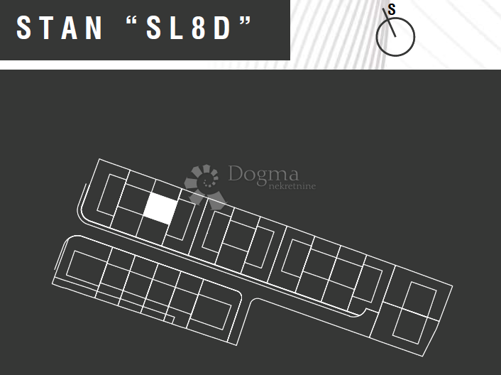 Stanovanje Štinjan, Pula, 57,13m2
