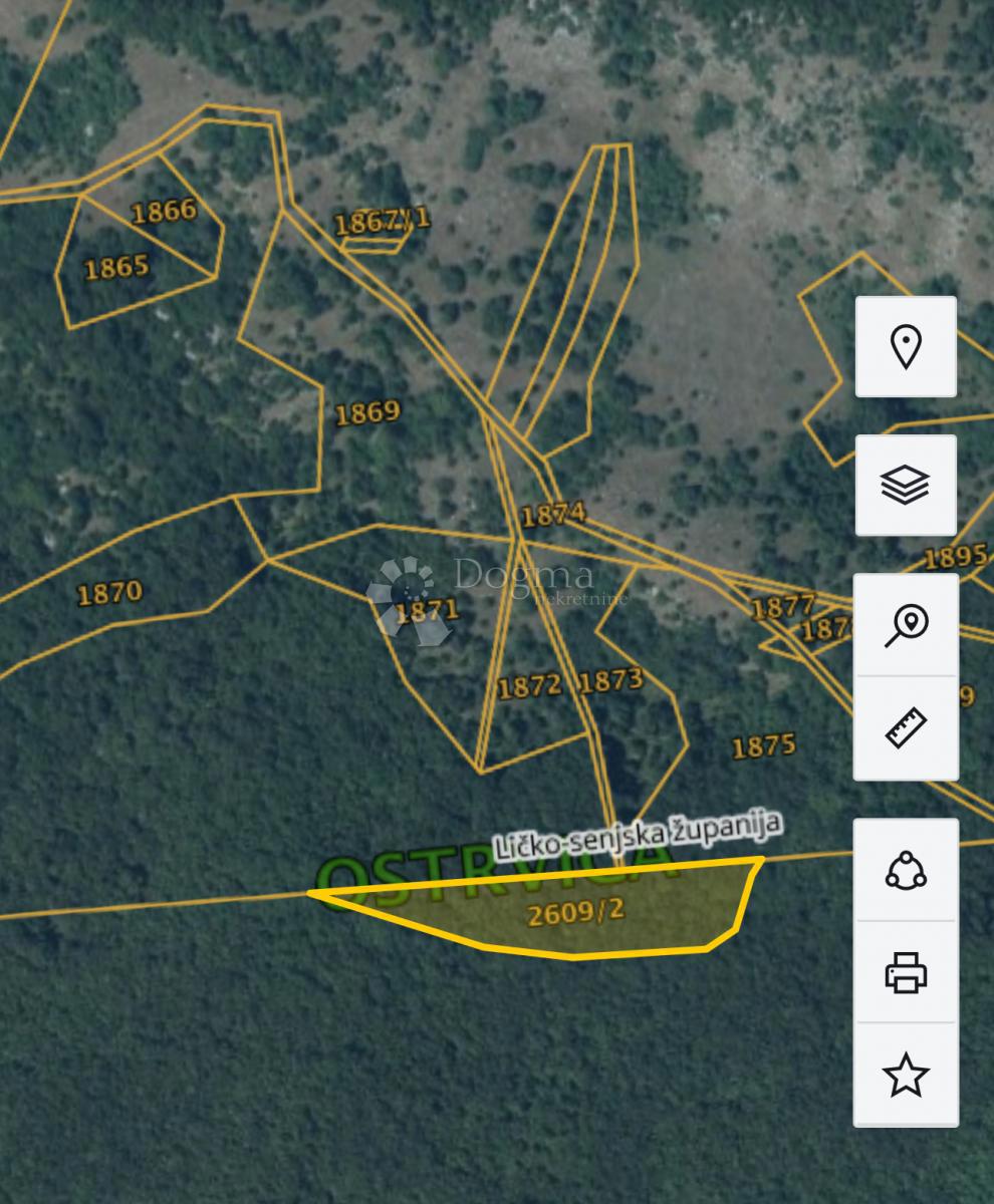 Kmetijsko zemljišče Ostrvica, Gospić - Okolica, 7.200m2