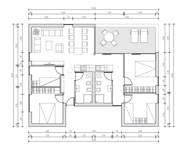 Apartma Karigador, Brtonigla, 80,55m2