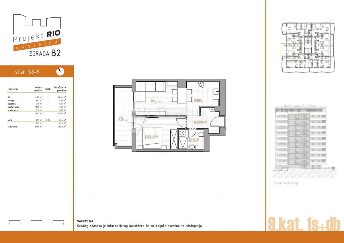 Stanovanje Kantrida, Rijeka, 124,61m2