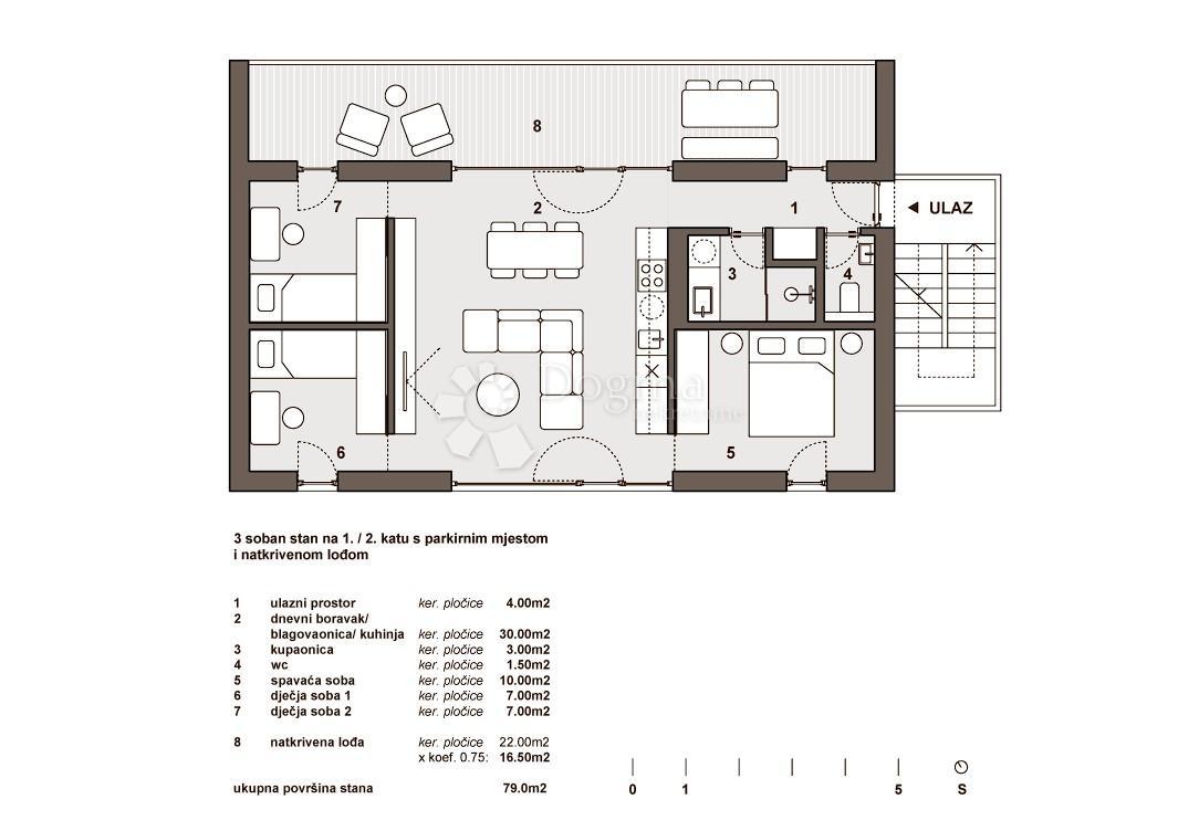 Stanovanje Umag, 32m2