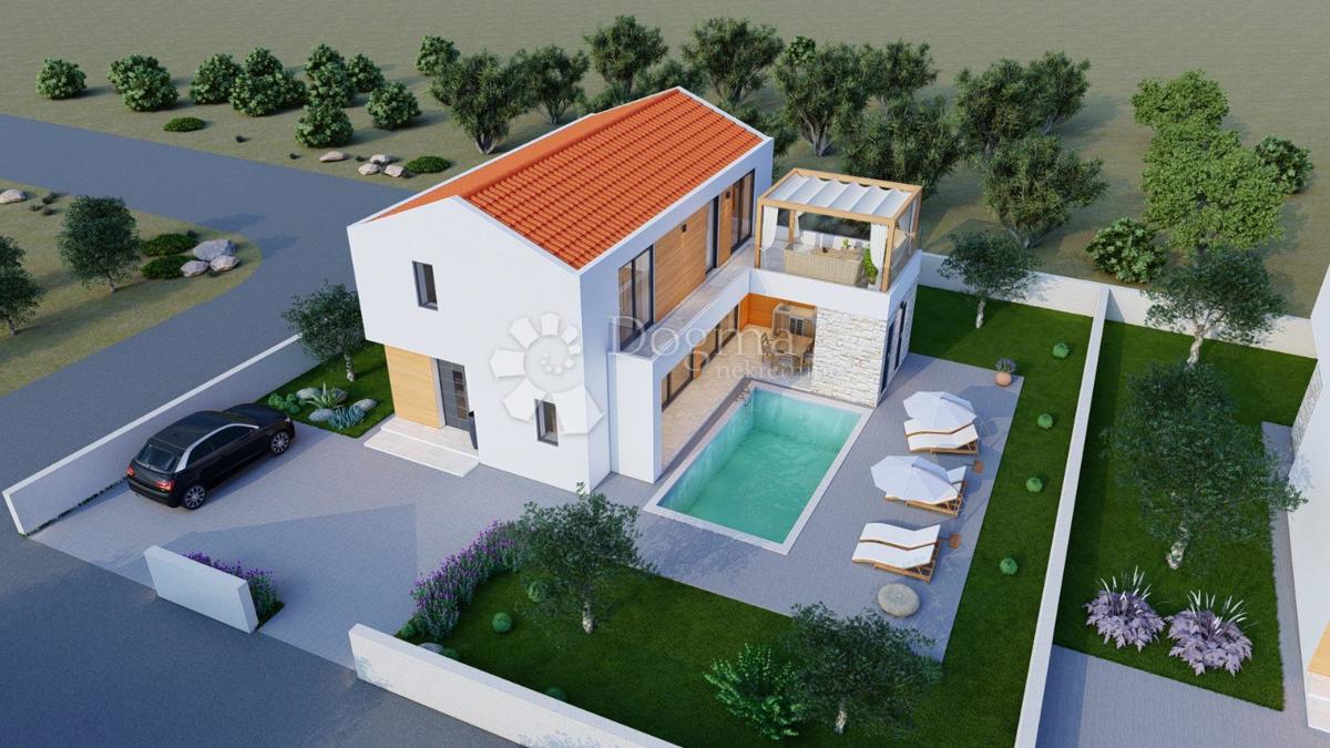 Vila z bazenom Rtina - projekt z dovoljenjem