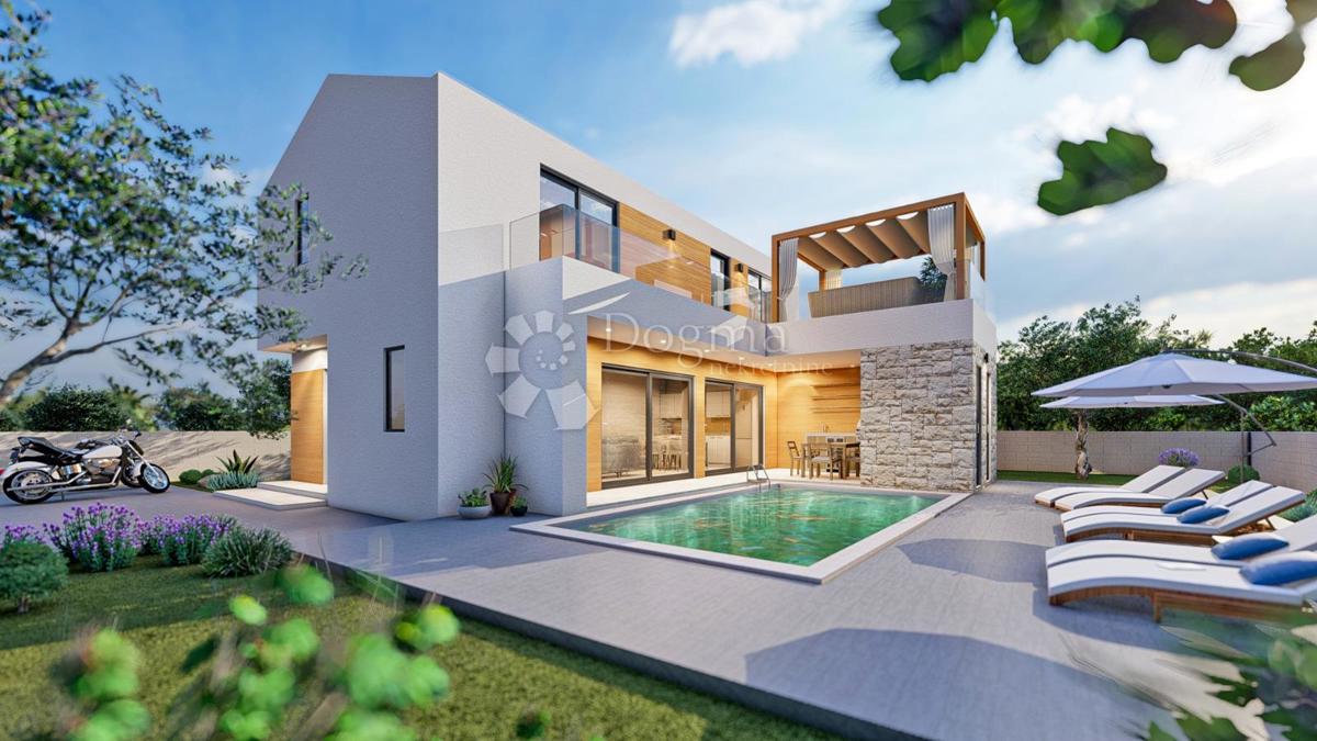 Vila z bazenom Rtina - projekt z dovoljenjem