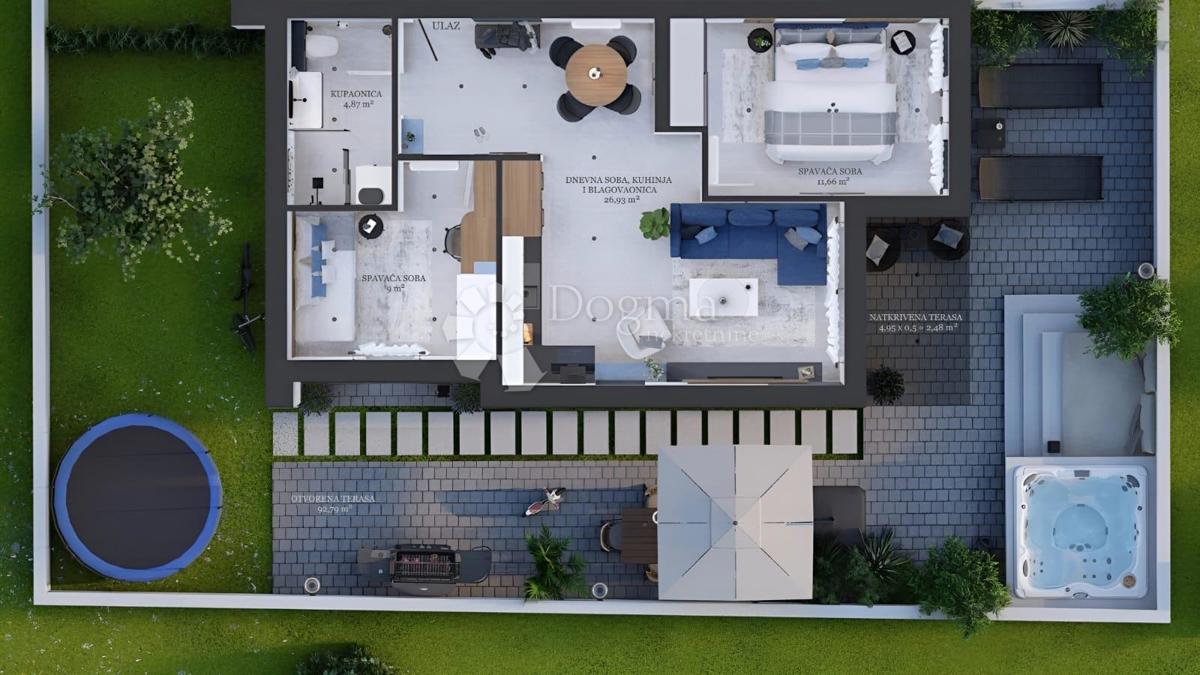 Stanovanje Šikići, Pula, 38,32m2