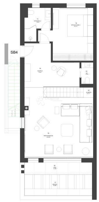 Stanovanje Zaton, Nin, 178,52m2