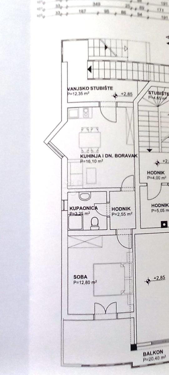 Stanovanje Makarska, 70m2