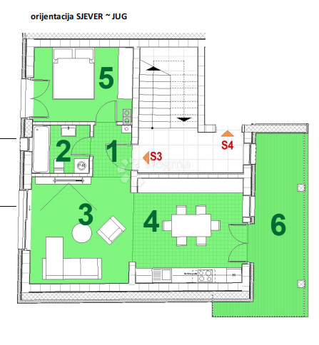 Stanovanje Virje, 66,15m2