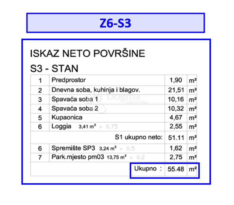 Z6/S3, NOV POSLOVNO STANOVANJSKI KOMPLEKS VELI VRH - stanovanje