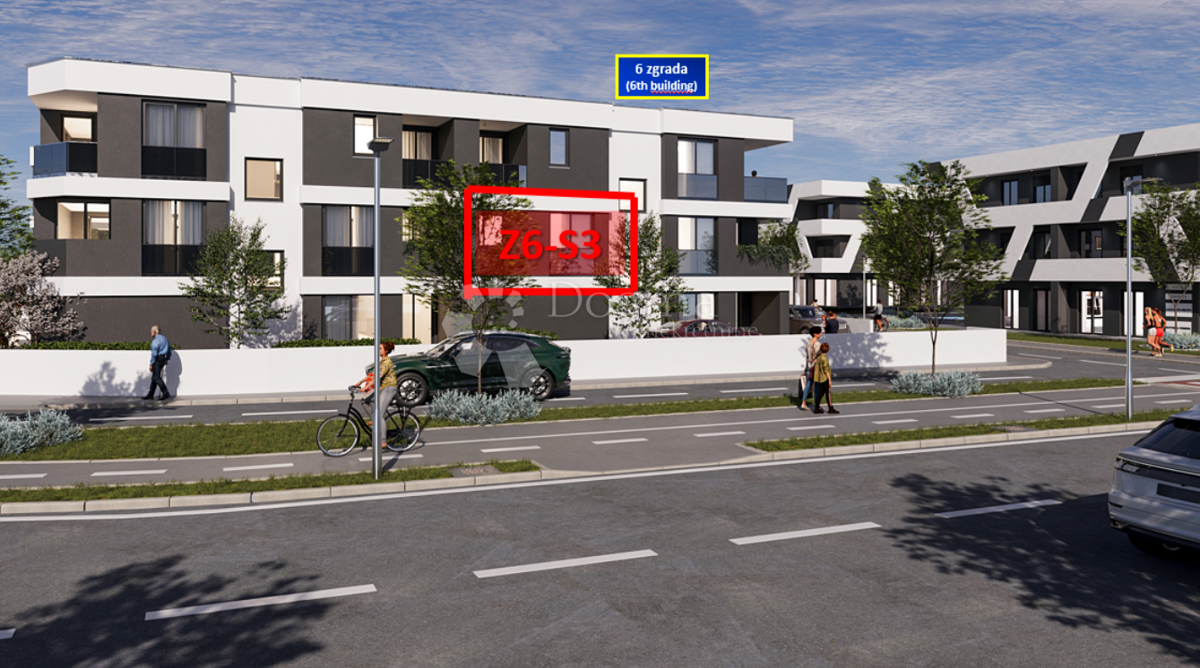 Z6/S3, NOV POSLOVNO STANOVANJSKI KOMPLEKS VELI VRH - stanovanje