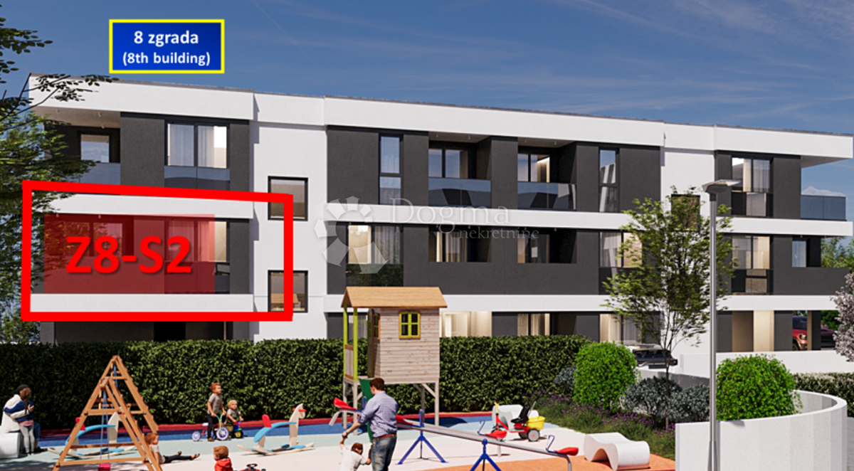 Z8/S2, NOV POSLOVNO STANOVANJSKI KOMPLEKS VELI VRH - stanovanje