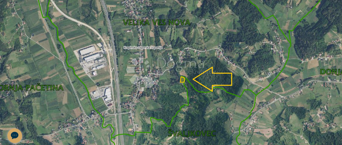 Kmetijsko zemljišče Lepajci, Krapina - Okolica, 1.841m2