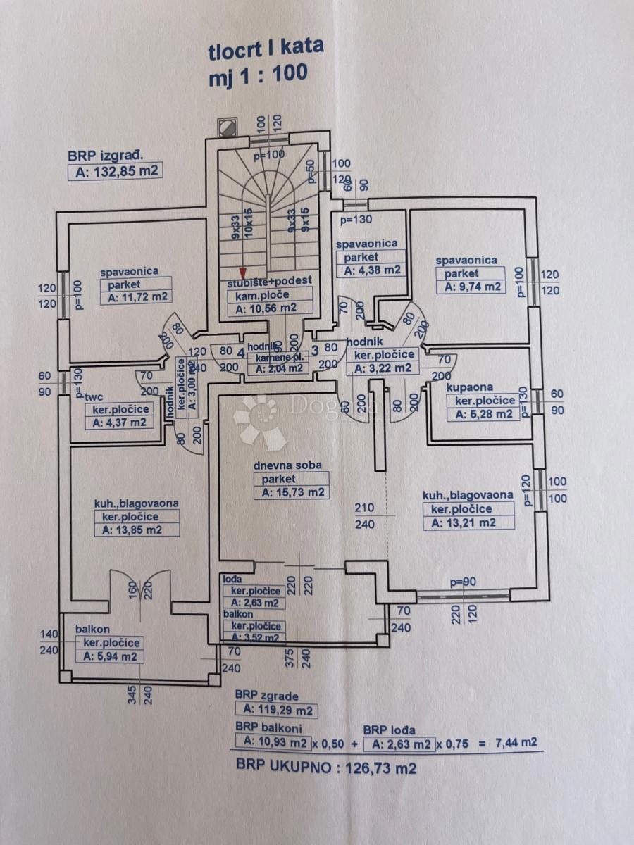 Hiša Banjol, Rab, 138m2
