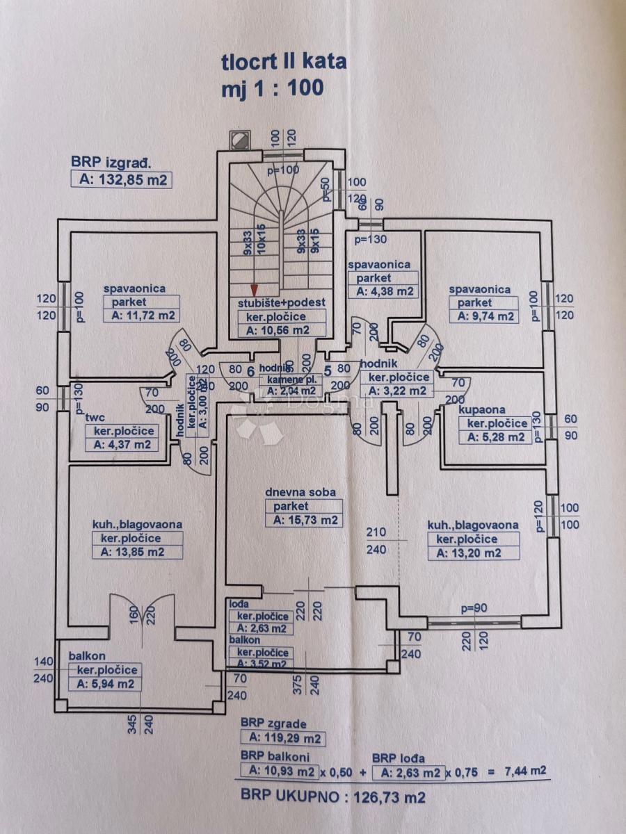 Hiša Banjol, Rab, 138m2