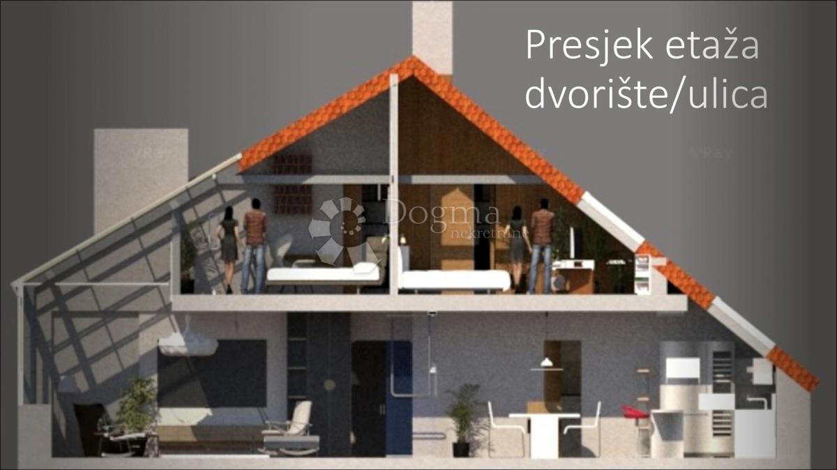 Luksuzno dvonadstropno podstrešje v središču Zagreba
