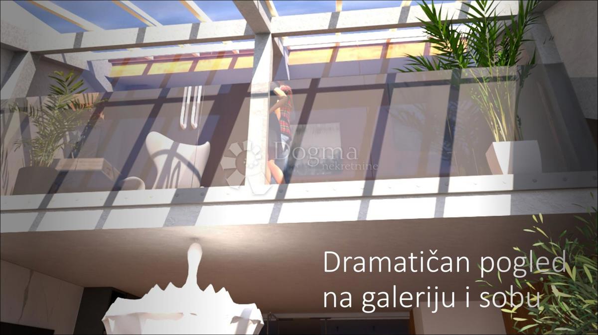 Luksuzno dvonadstropno podstrešje v središču Zagreba