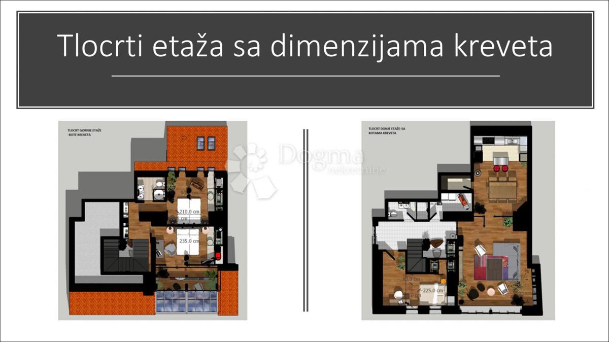 Luksuzno dvonadstropno podstrešje v središču Zagreba