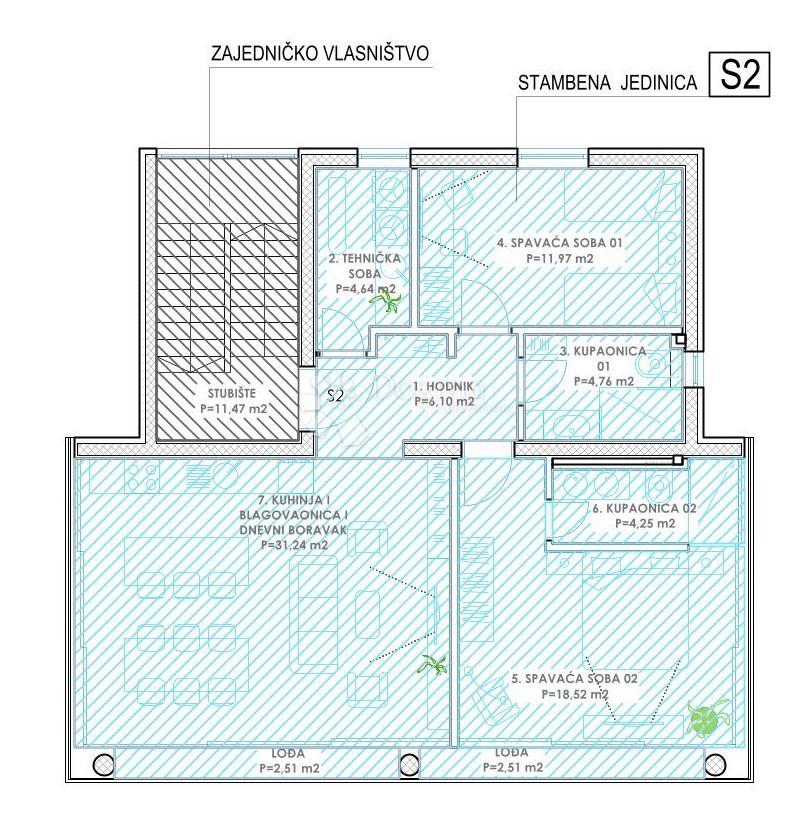 Stanovanje Diklo, Zadar, 134,10m2
