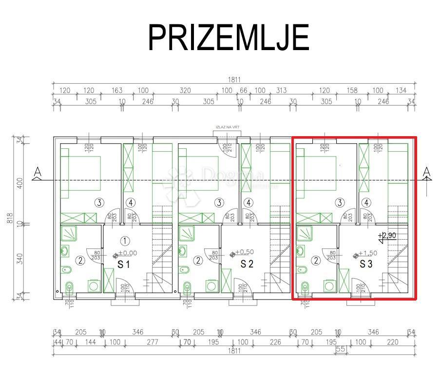 Stanovanje Savudrija, Umag, 80m2