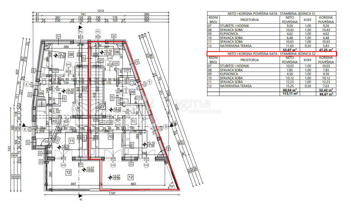 Hiša Vodice, 134,97m2
