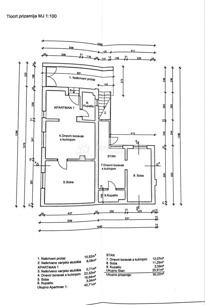 Hiša Industrijska četvrt, Osijek, Ulica Svetog Josipa Radnika, 250m2
