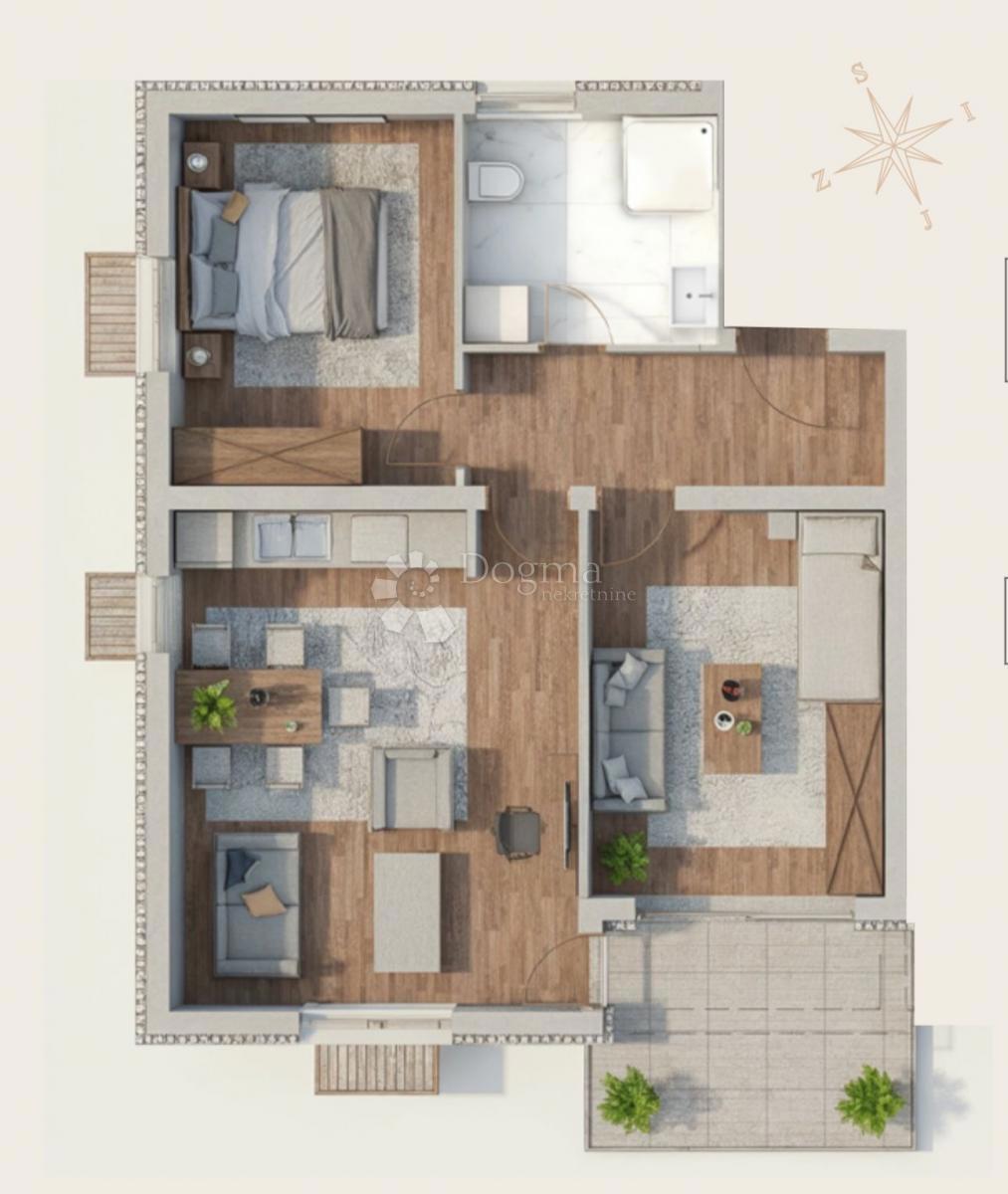 Stanovanje Viškovo, 65,63m2