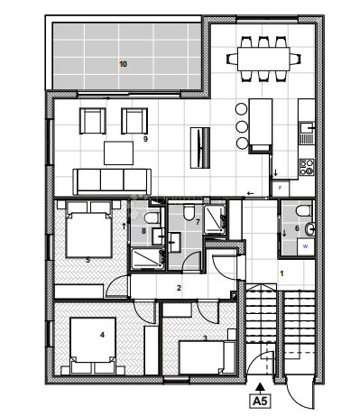 Stanovanje Arbanija, Trogir - Okolica, 193,99m2