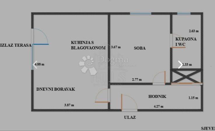 Stanovanje Gupčeva zvijezda, Gornji Grad - Medveščak, 44m2