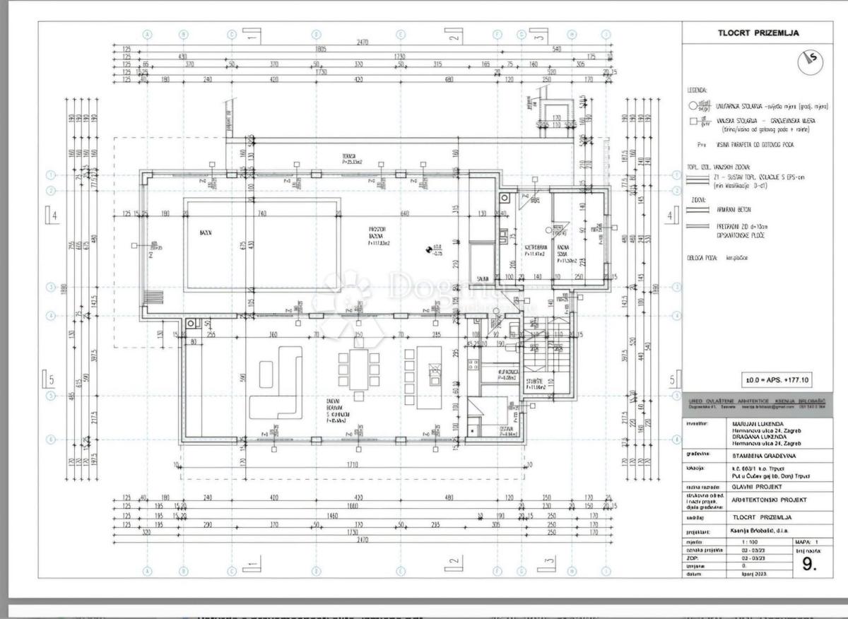 Hiša Donji Trpuci, Brezovica, 645m2