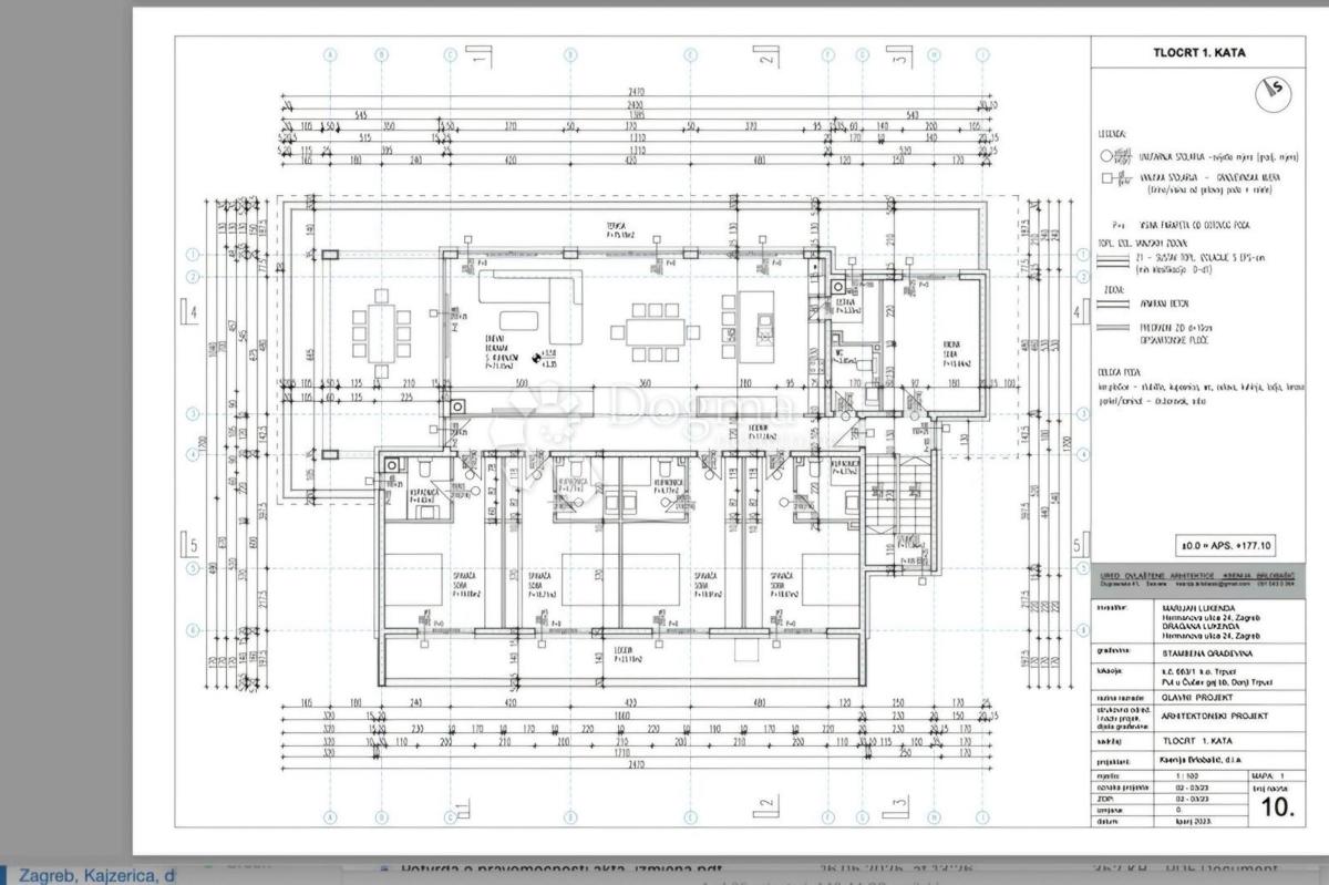 Hiša Donji Trpuci, Brezovica, 645m2